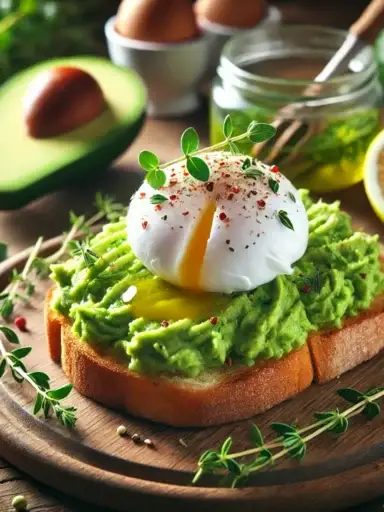 Avocado Toast with Poached Egg