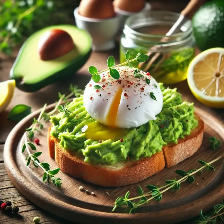 Avocado Toast with Poached Egg