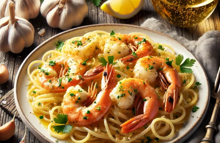 How to Make Garlic Butter Shrimp Pasta in Under Minutes