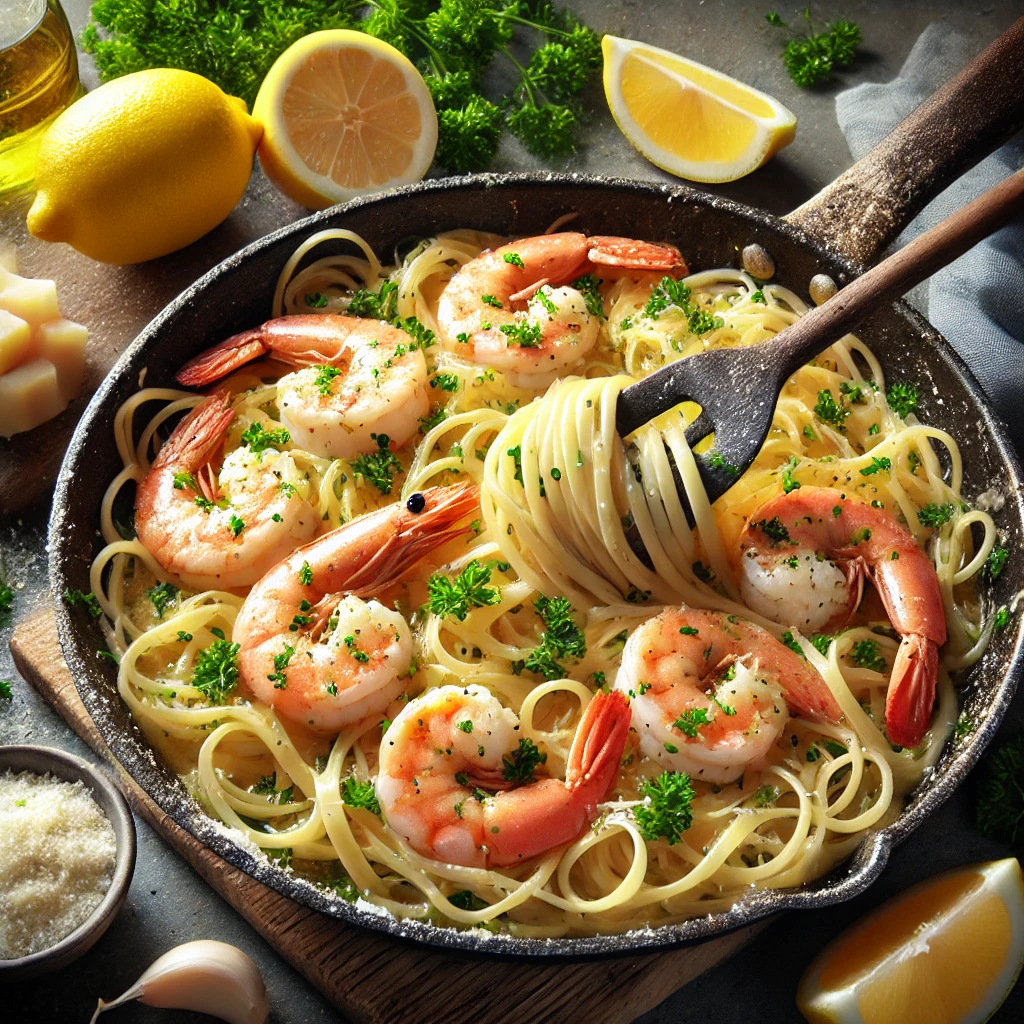 How to Make Garlic Butter Shrimp Pasta in Under Minutes