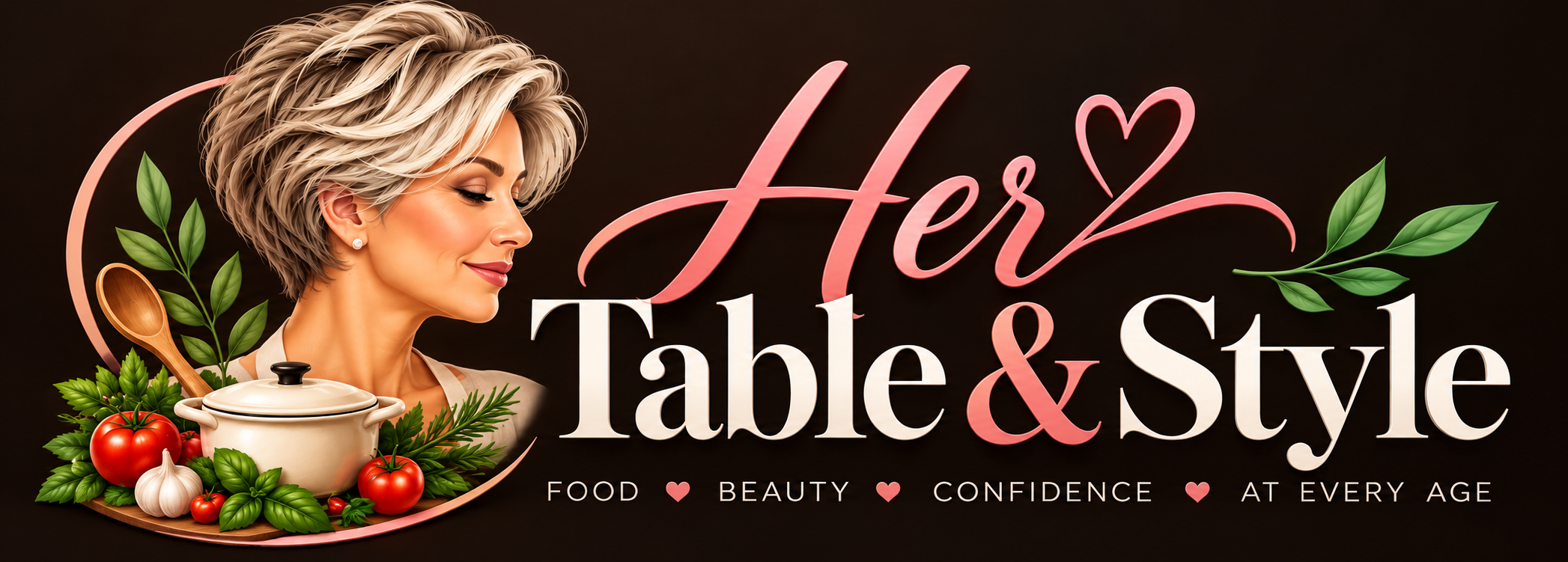 Her Table & Style logo – food, beauty and lifestyle