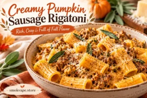 Creamy Pumpkin Sausage Pasta: An Easy Cozy Fall Dinner