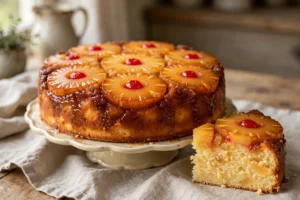 Old-Fashioned Pineapple Upside-Down Cake (Classic Easy Recipe)